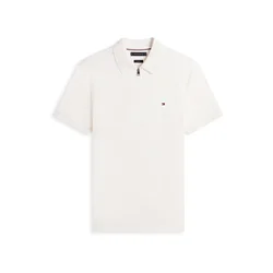 TOMMY HILFIGER Majica INTERLOCK kremna
