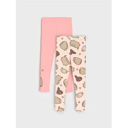 Sinsay - Komplet od 2 para helanki Pusheen the Cat - pastelno roze