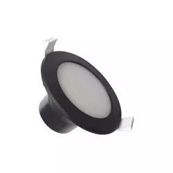 LED kupatilska ugradna svetiljka LED/7W/230V 4000K crna IP44