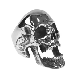 Prstan Vampire Skull Stal - PSY1117