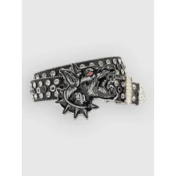Broken Promises Big Bark Rhinestone Belt black