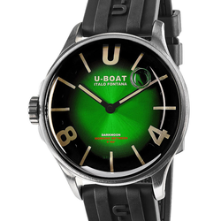 U-Boat 9502/A Darkmoon Green SS Soleil Mens Watch 40mm 5ATM