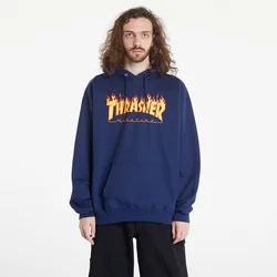 Mikina Thrasher Flame Logo Hoodie Navy Blue L