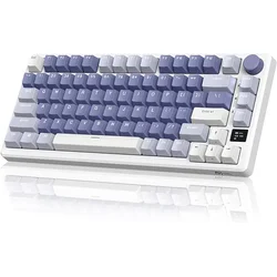 Royal Kludge Gaming mehanička tastatura M75, RGB, Hot-Swap, Plava