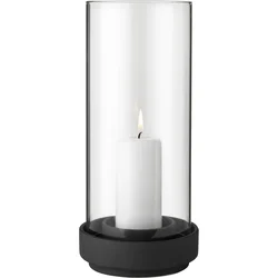 Namizni svečnik HURRICANE, 28 cm, črna, kamenina, Stelton