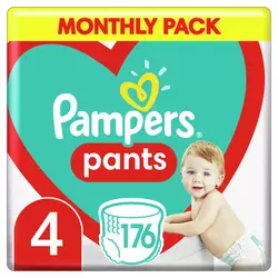 Pampers Pants pelene gaćice veličina 4 (9-15 kg) 176 kom