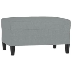 Vidaxl Stolček za noge svetlo siv 70x55x41 cm blago