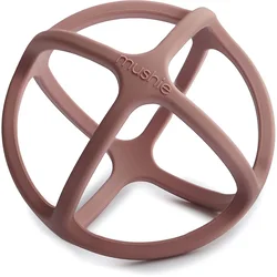 Mushie Ball Teether grizalo Woodchuck 1 kos