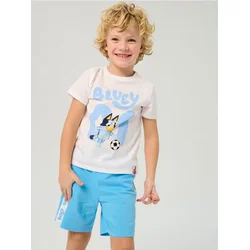 Sinsay - Dvodijelna pamučna pidžama Bluey - krem