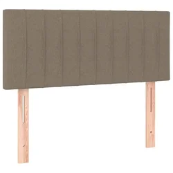 Vidaxl Posteljno vzglavje taupe 100x5x78/88 cm blago