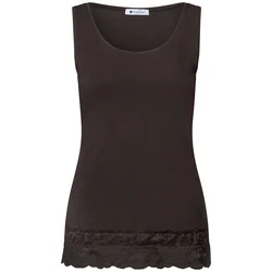 STREET ONE Top temno rjava