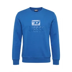 DIESEL Pulover S-GIR TONE ON TONE kraljevo modra