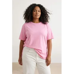 Trendyol Curve Ženska majica Tbbss22Bf0031, Roze