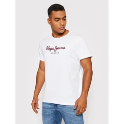 Pepe Jeans Majica Eggo PM508208 Bela Regular Fit
