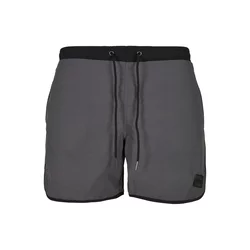 Urban Classics Kratke kopalne hlače, siva
