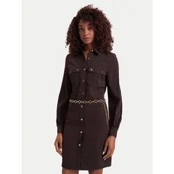 Marciano Guess Srajčna obleka G6YK25 W3204 Temno rjava Regular Fit