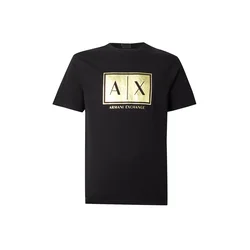 ARMANI EXCHANGE Majica zlata / črna