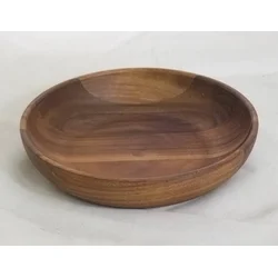 Wood holz tradicionalna polu-duboka činija 35 x fi 185 mm ( 716 ) orah