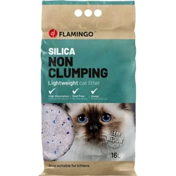Flamingo Silica Cat litter 16l