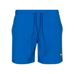 Urban Classics Kratke kopalne hlače, modra