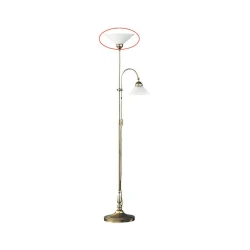 Rabalux 9934 - Zamensko staklo za podnu lampu MARIAN E27