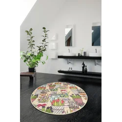 Lessentiel Maison Prostirka za kupatilo 100cm Šarena