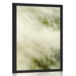 Plakat megleni gozd - 30x45 no frame