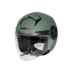 MVX P5 Jet kaciga za motor, zelena, veličina M