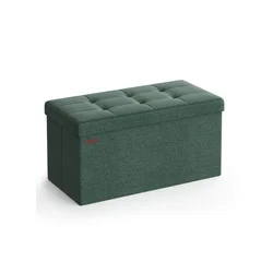 Songmics Shranjevalna klop 38x76x38 cm zelena