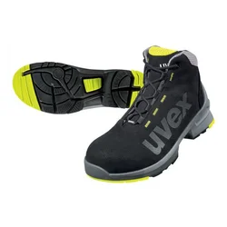 UVEX 1 SPORTY 8545.8 duboke zaštitne cipele Boja: Crno-Siva Veličina: 44
