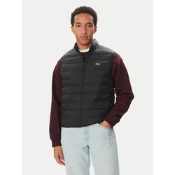 Lacoste Brezrokavnik BH8693 Črna Regular Fit