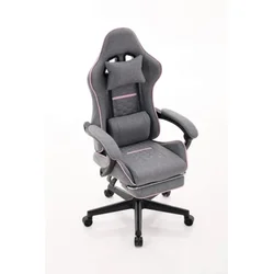 Eplaygame hc-4095 pg platno/sivo roze gaming stolica