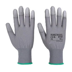 PORTWEST Rukavice A121 sa PU premazom na prstima/ bela