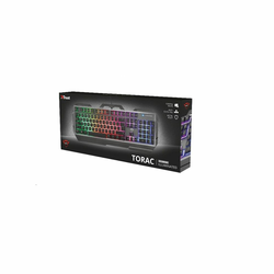 Tastatura TRUST GXT856 TORAC Metal žična/RGB/gaming/crna