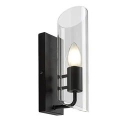 Rabalux Zidna lampa Teodoro, E14 1x12W, Crna