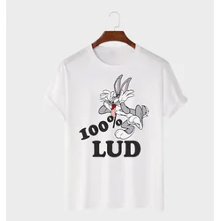 MAFIMI Muška majica 100% Lud, Bela