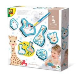 SES Sophie la girafe - Barvanje v kopeli z vodo