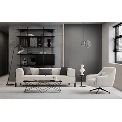 Atelier del Sofa Trosed Gio 93x75x225cm Beli