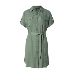 VERO MODA Dolga srajca VMBUMPY temno zelena