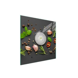 shumee Steklena zaščitna plošča za štedilnik 50x52 Kuhinja