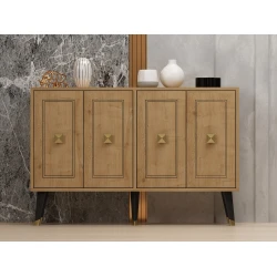 Hanah Home Komoda Hartin 120x80x30cm Hrast