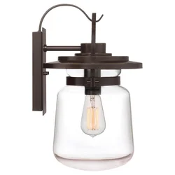 Quintiesse QN-LASALLE-M-WT-Ven. spoljašnja zidna lampa LASALLE M 1xE27/60W/230V IP44 brončana