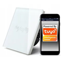 RTX Stikalo za rolete na dotik, WiFi TUYA, belo