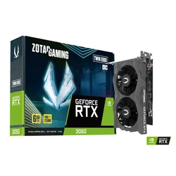 ZOTAC Grafička karta gaming Geforce RTX 3050, 6 GB, Twin edge OC GDDR6, 96 bit, 3xDP HDMI, Tamnosiva