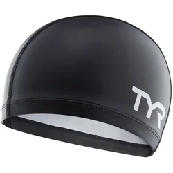 Tyr silicone comfort swim cap black