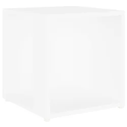 Bočni stolić bijeli 33 x 33 x 34,5 cm od konstruiranog drva