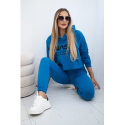 Set with jeans print
