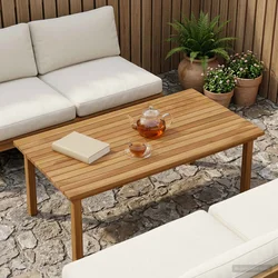 Gornji dio stola 100 x 50 x 3,5 cm Pravokutni Čvrsto teak drvo