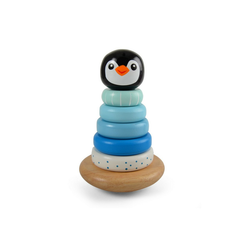 Magni drveni toranj pingvin plavi