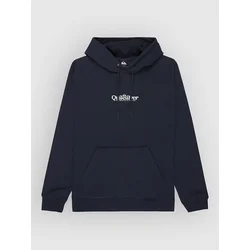 Quiksilver Fineline moški pulover s kapuco dark navy